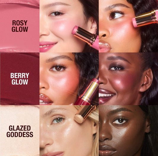CHARLOTTE TILBURY
Mini Unreal Blush + Glow Trio