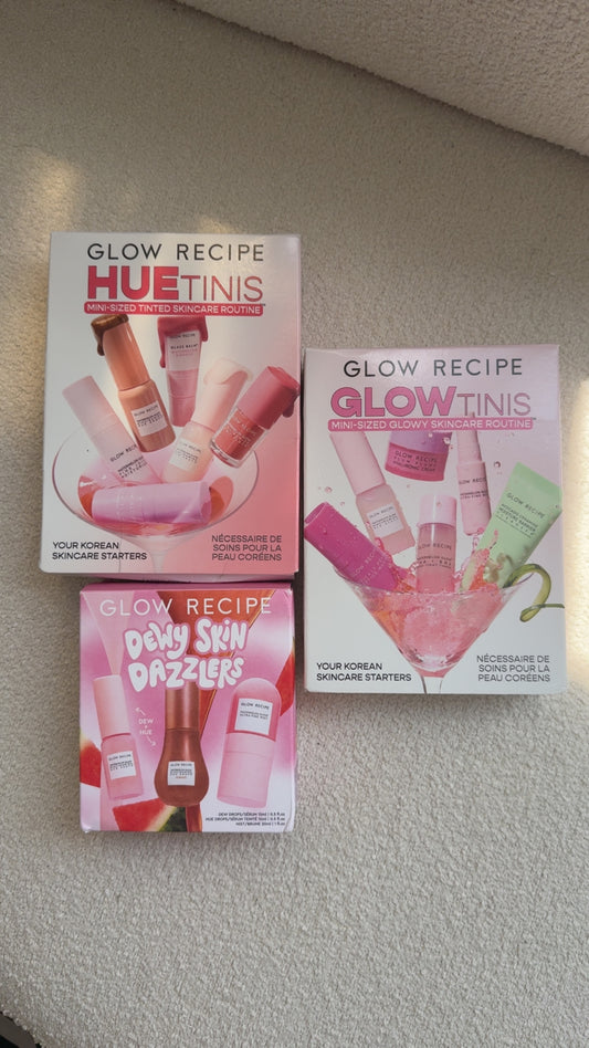 GLOW RECIPE Glow-Tinis Mini Skincare Set