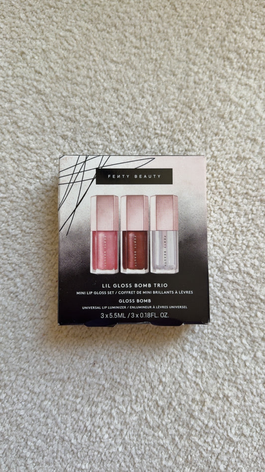 FENTY BEAUTY
Lil Gloss Bomb Trio Mini Lip Gloss Set