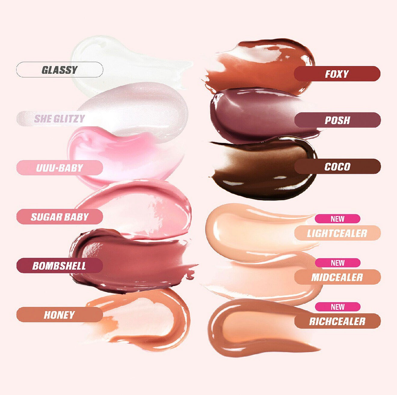 HUDA BEAUTY
Faux Filler Extra Shine Lip Gloss