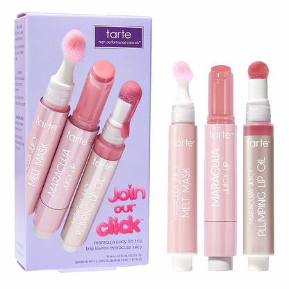 TARTE
Join Our Click™ Maracuja Juicy Lip Trio