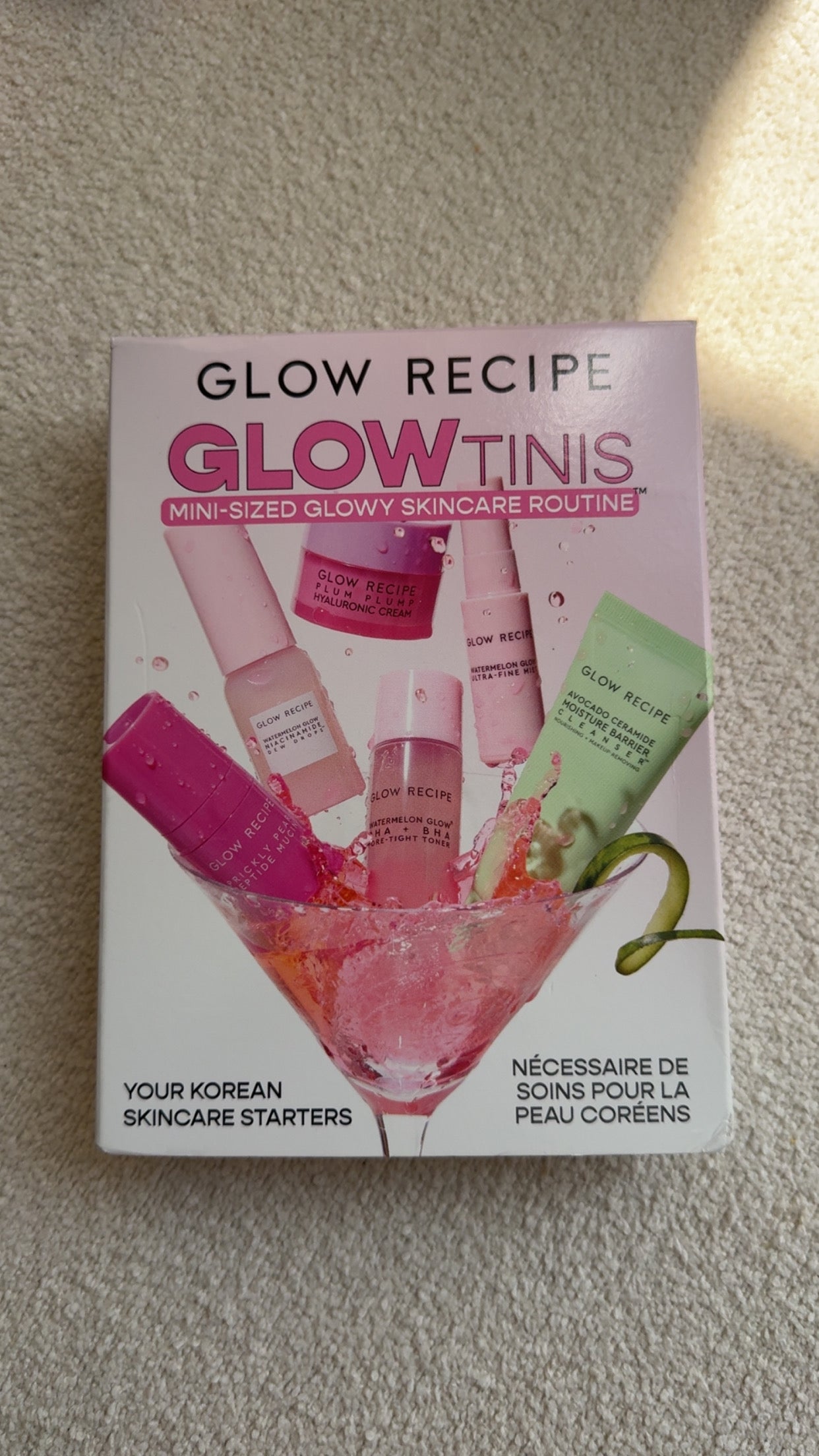 GLOW RECIPE Glow-Tinis Mini Skincare Set