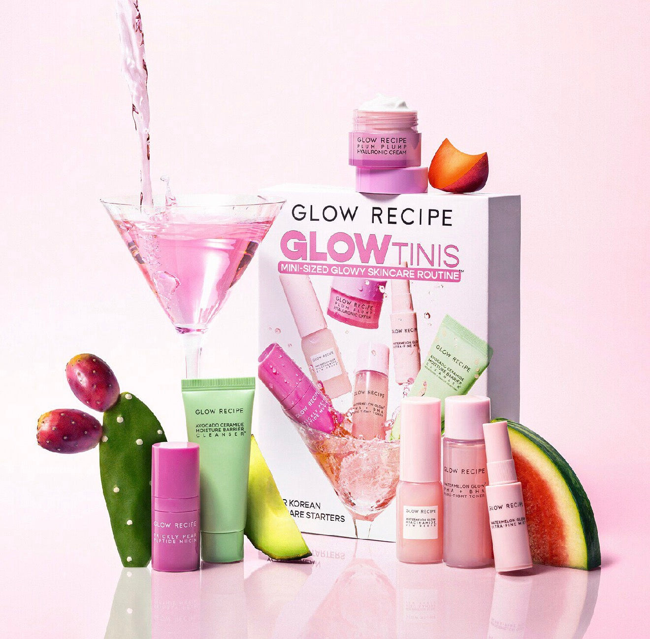 GLOW RECIPE Glow-Tinis Mini Skincare Set