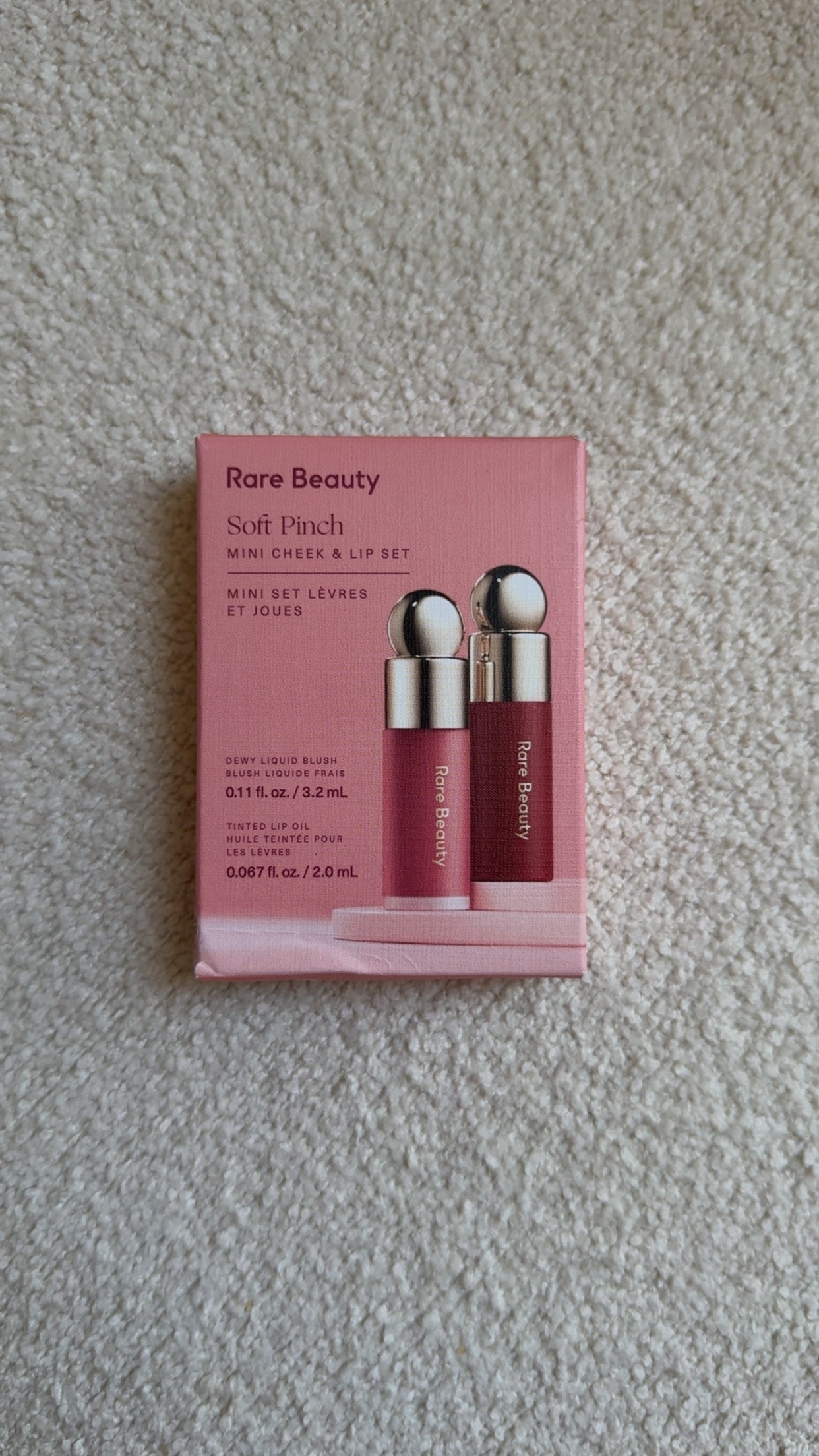 RARE BEAUTY Soft Pinch Mini Cheek Lip Set