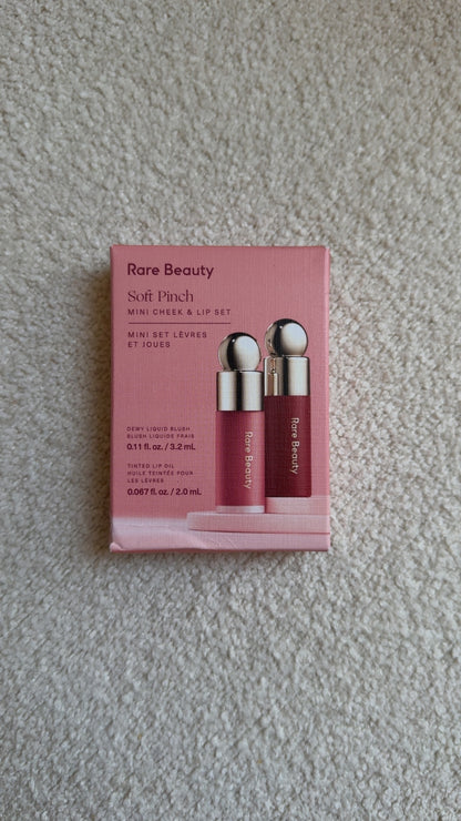 RARE BEAUTY Soft Pinch Mini Cheek Lip Set